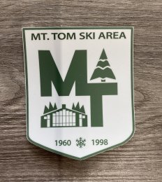 image of Mount Tom Sticker 3 X 3 1/2 $3.00